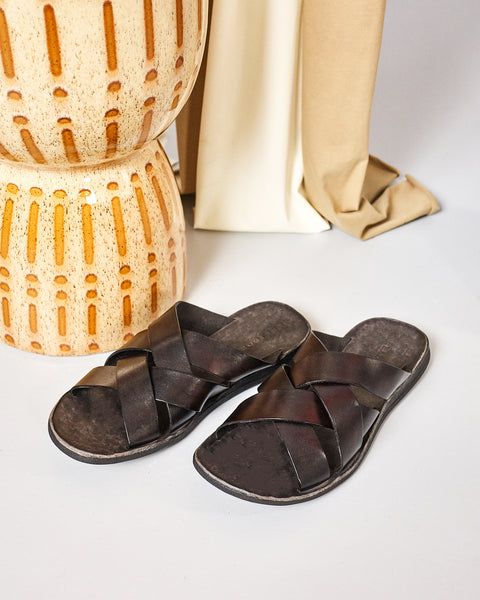 定価7万 TOGA BRAID LEATHER SANDALS 44 KENNIE TDM Men's Sandal - Brador Shop Online – Brador Calzature